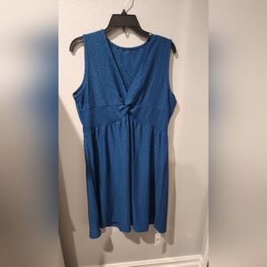 Sleeveless Blue Dress Beachsissi